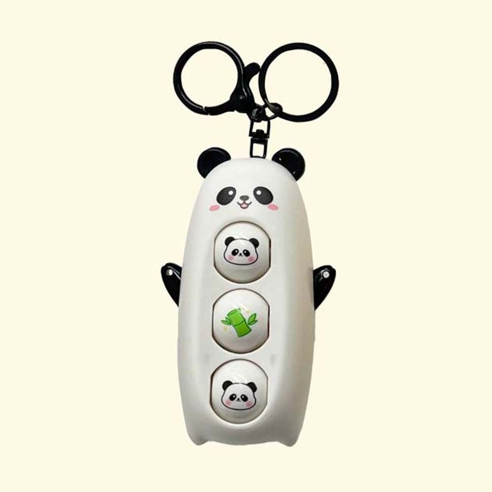 Press Decompression Toys Panda Face Changing Doll Panda Pig Cartoon Keychain  Kids Playing Supplies