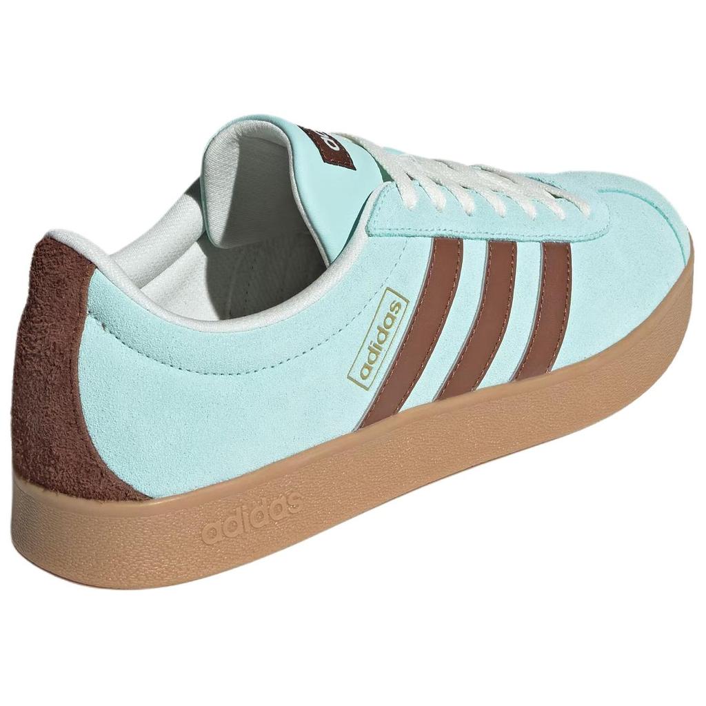 Adidas Vl Court Classic Fashion Comfortable Non-Slip Durable Low-Top Skate Shoes Unisex Sneakers Blue KK3772
