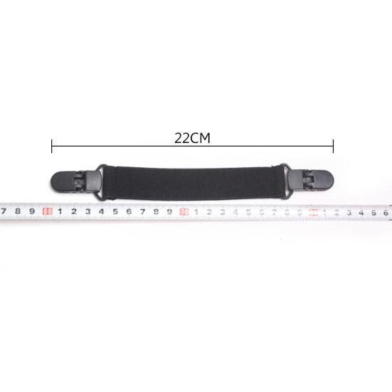 2 ks Motocykel klipsy Nohavice so strmeňom na nohy Elastické nastaviteľné popruhy