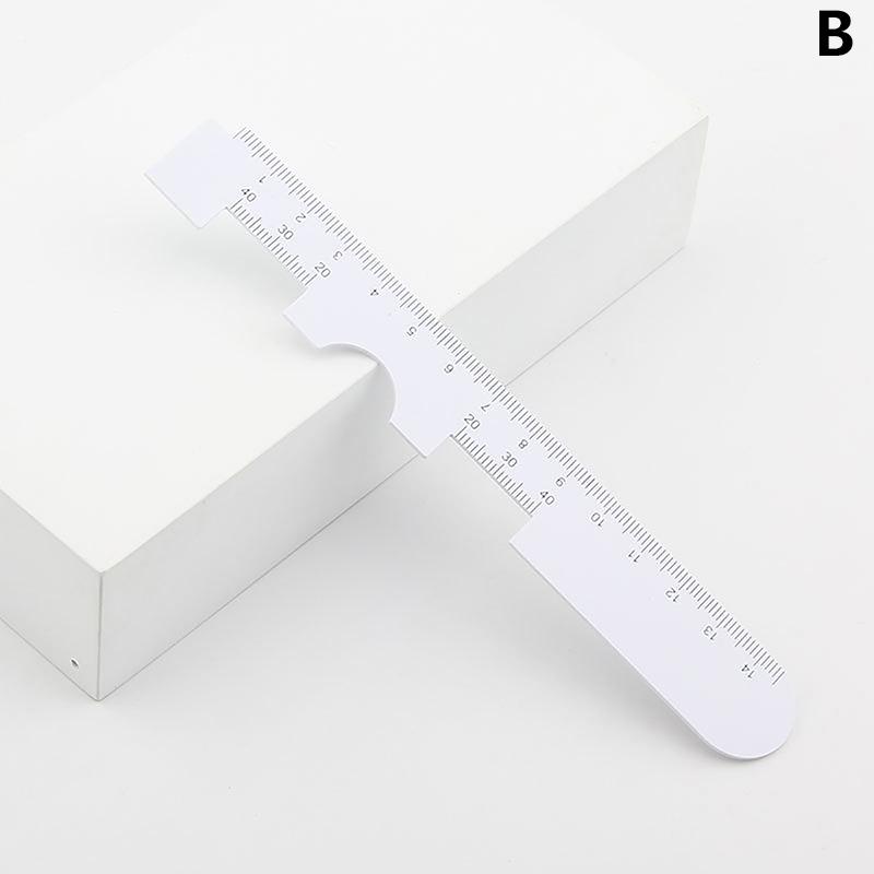 

PD Optometric Ruler Measure Pupil Distance Eye Ophthalmic Tool Eye Occluder For Vision Test Eye Care Soft Straight Ruler B