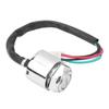 Motorcycle Electric Bike Ignition Switch Set with 2 Keys Replacement Universal for ATV Mini Moto Dirt Bike