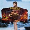 J-Judas P-Priest ROCK BAND Bath Towel Microfiber Soft Water Absorbing Breathable For Girl Kids Decorative Cartoon Beach Towel