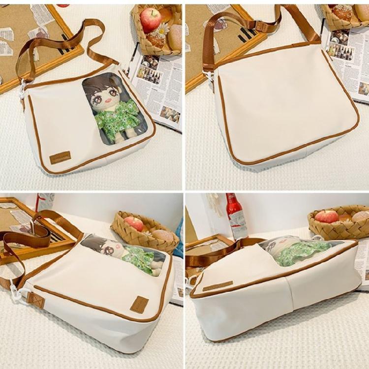 Clear Messenger Bag Versatile Shoulder Crossbody with Large Capacity for Women