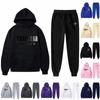 Conjunto de sudadera con capucha bordada y pantalones de manga larga de felpa para niños