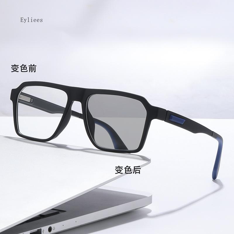 Anti Blue Light Glasses Men Photochromic Myopia Prescription Glasses Women Big Frame Eyewear  De Grau Masculino