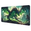 Fantasy Green Forest Playmat Nature Scenery Large Tcg Card Game Mat NonSlip Rubber Desk Pad For Gaming