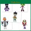 Entzückende 10-Zoll Teen Titans Go Plüschtiersammlung mit Robin Raven Cyborg