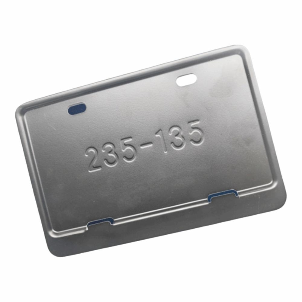 Spezifischer Motorradkennzeichenhalter für die Philippinen Langlebiger universeller Kennzeichenhalter Aluminiumkennzeichenrahmen