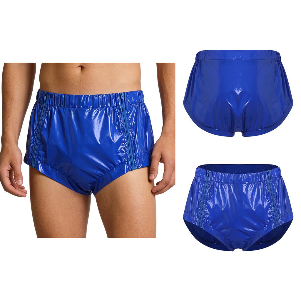 S-3XL Reusable Waterproof Diaper Cover: Both Side Zipper Tear-away Briefs for Elderly Caring Nursing & Special Needs Adults