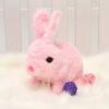 Rabbit Doll White Rabbit Plush Toy Girl Children Electric Walking Doll Baby Birthday Gift