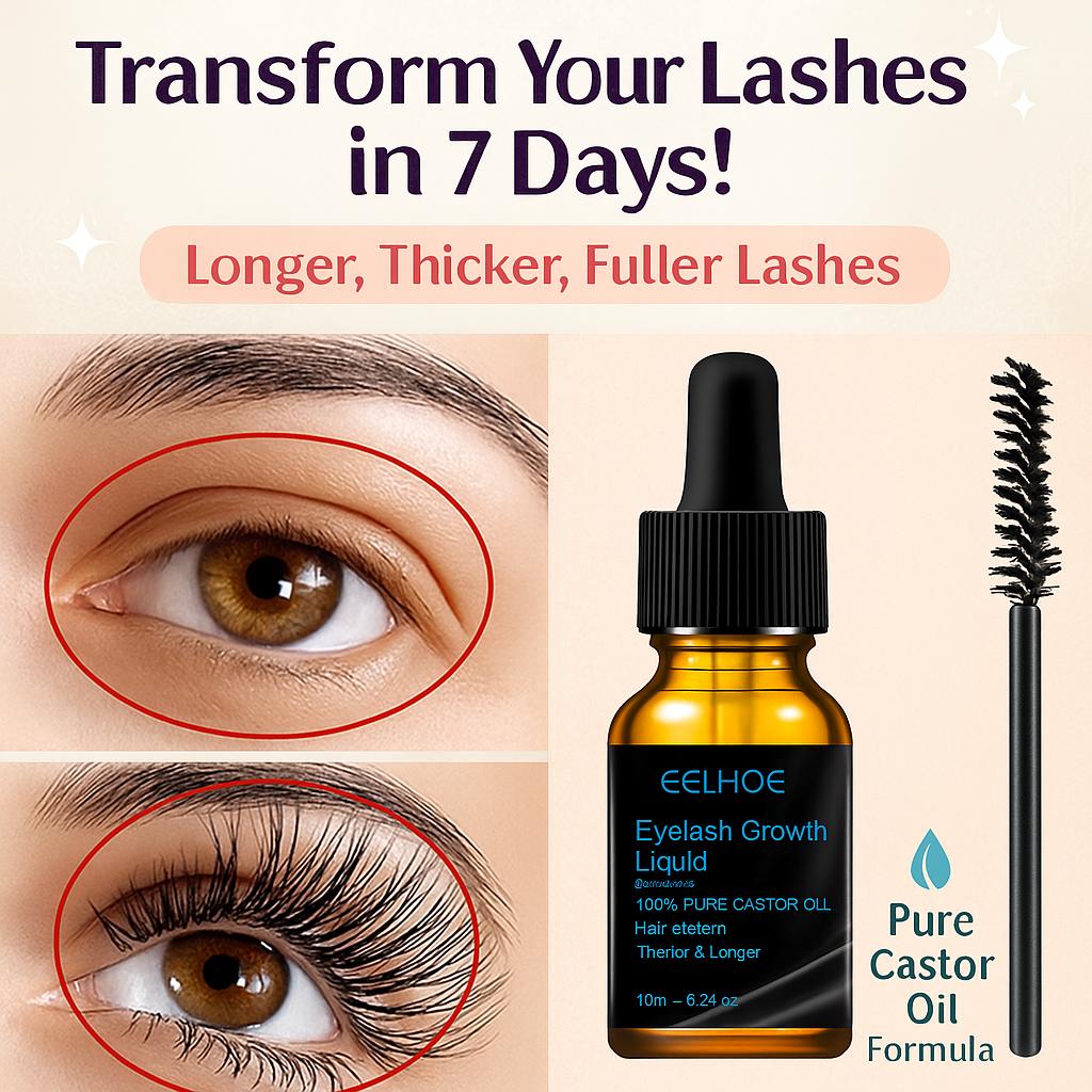 Sérum naturel de croissance des cils, rehausseur de cils rapide en 7 jours, cils plus longs, plus épais, plus complets, produits de soins pour les yeux, maquillage