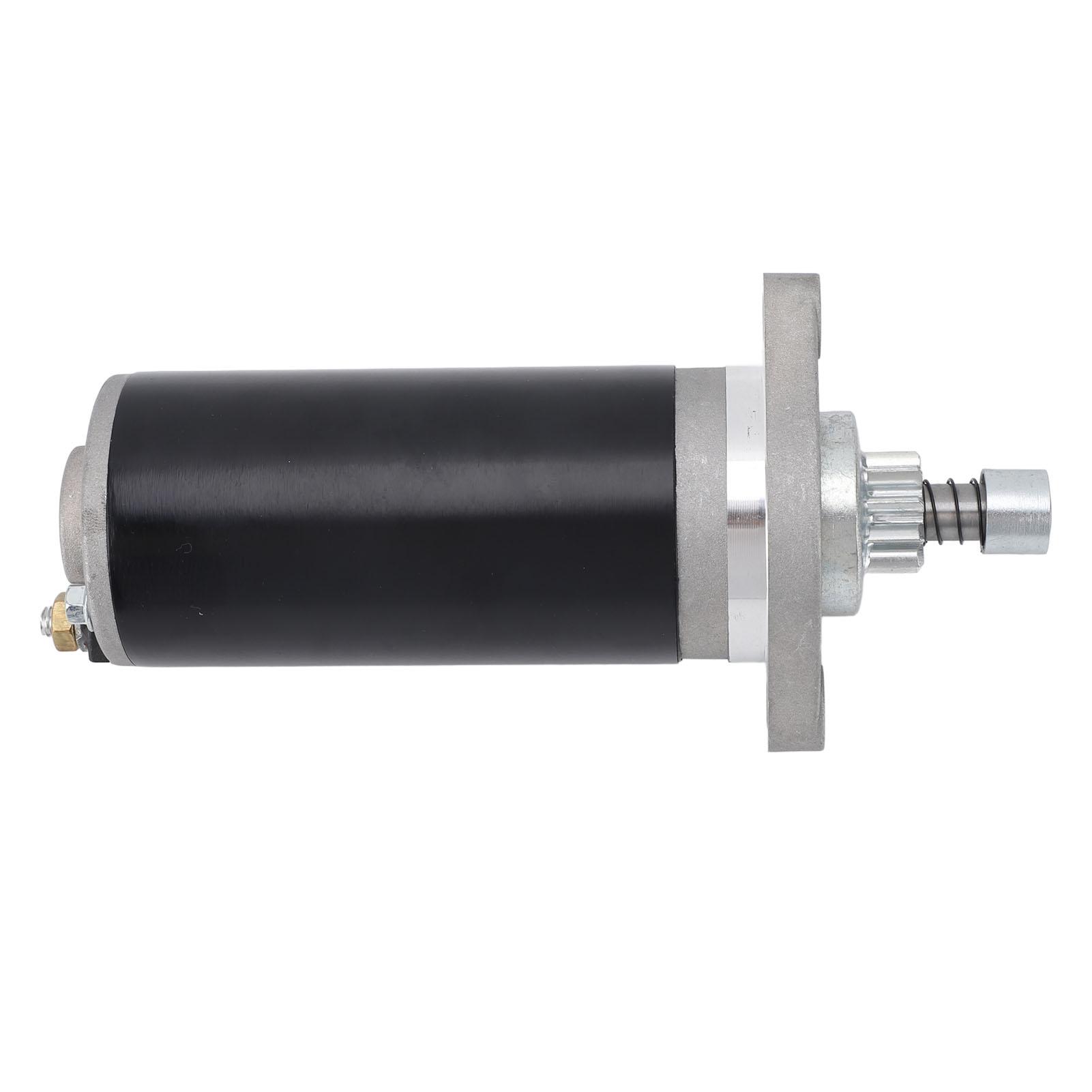 Outboard Motor Starter Marine Starter Motor T15 Starter with 10 Teeth Gear Copper Iron Aluminum Resistant for Improved Boating Performance
