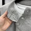 Men's High Gram Weight Solid Color Crew Neck Knit Sweater - New 2025 Casual Fashion