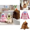 Capybara Plush Backpack Cartoon Soft Material For Students And Daily Use