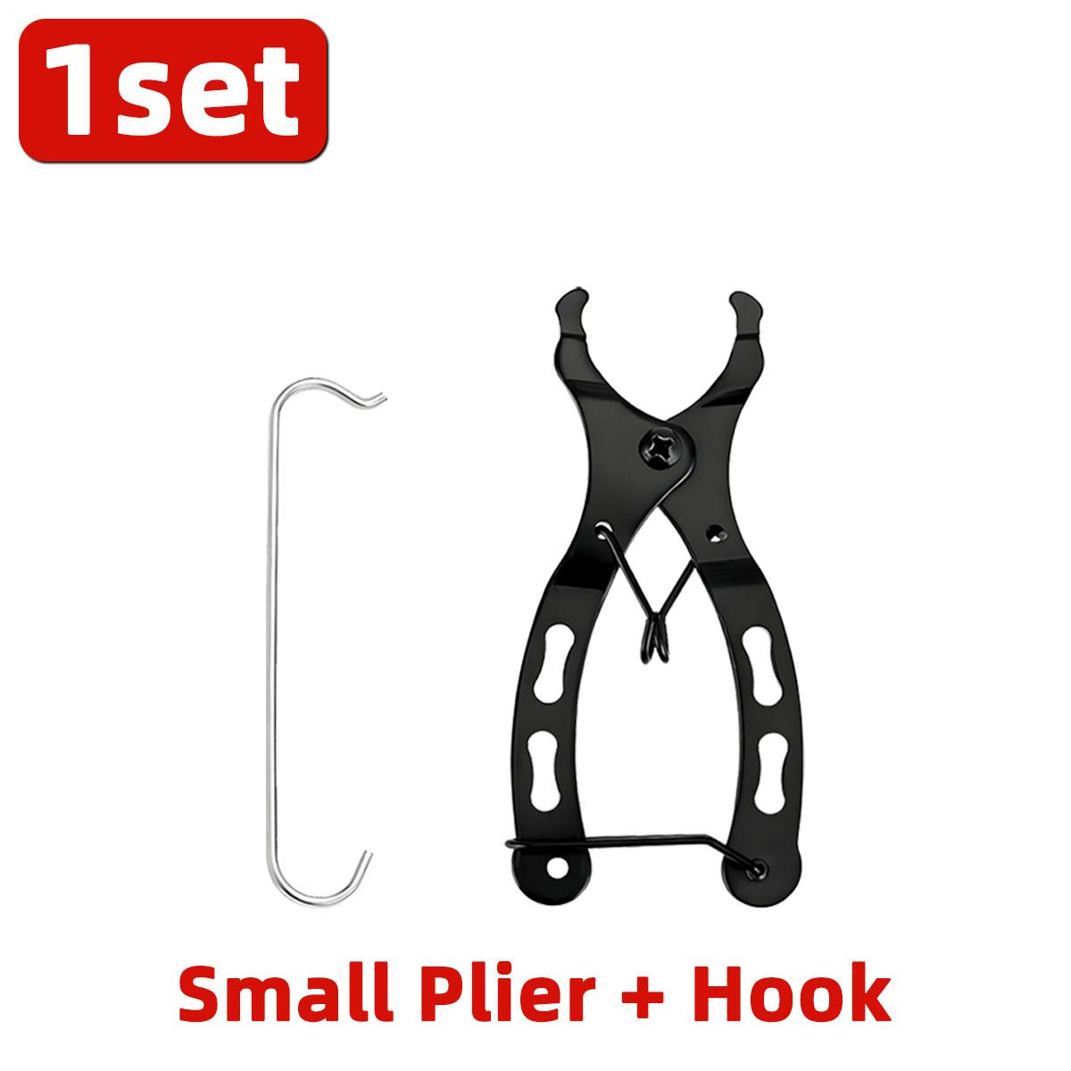 

PINMOAP 1PC Bicycle Chain Magic Buckle Pliers Tool Set Durable Stainless Steel Multifunctional Chain Maintenance Tool Set