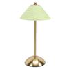 Table Lamp 3 Colors Cordless Handwoven Paper Rope Lampshade Bedside Table Lamp for Bedroom