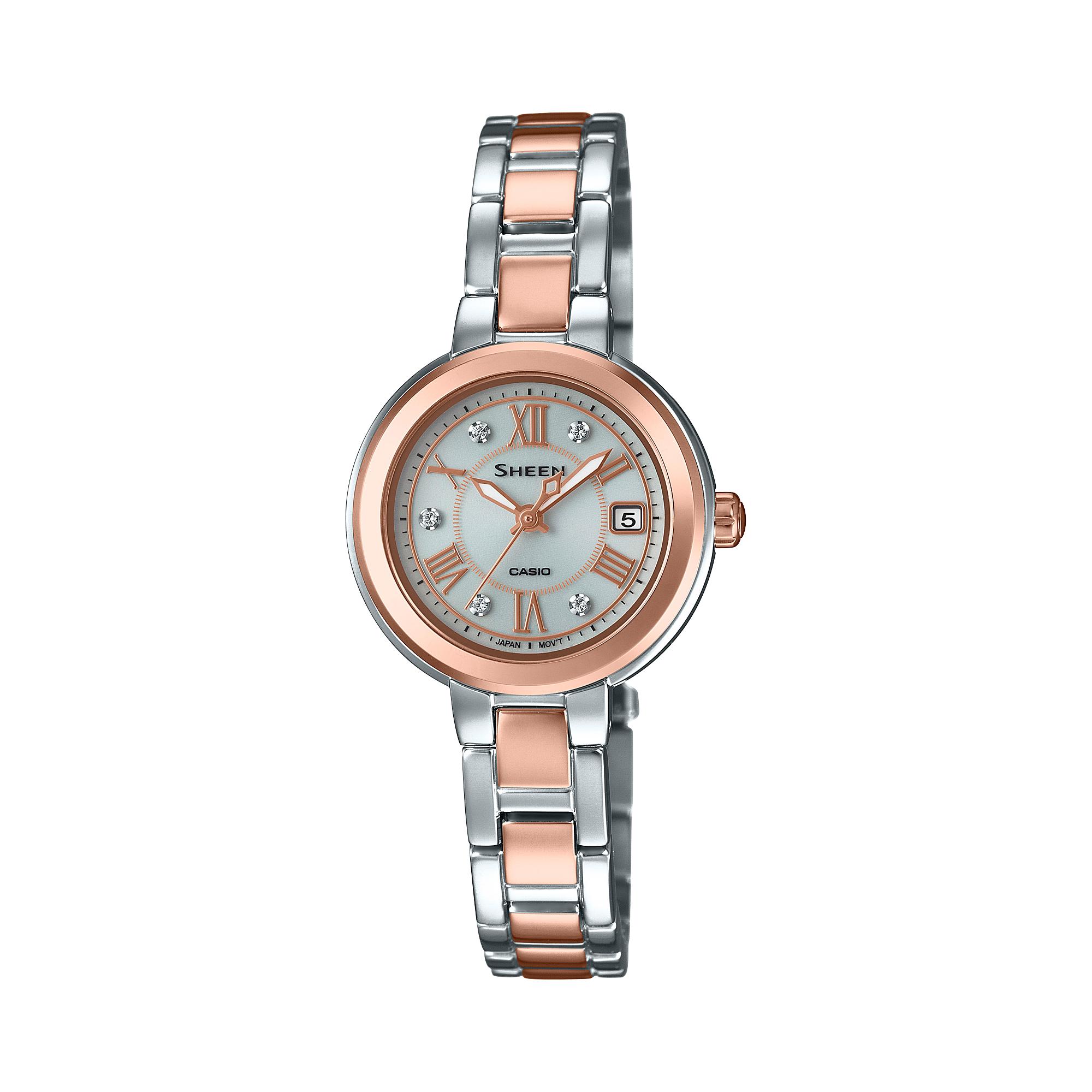 

Casio Men s Analog Quartz Watch SHS-4523SPG-7A білий