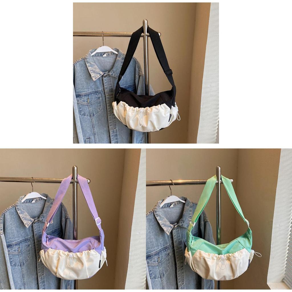 Urban Style Soft Fabric Cloud Bag With Large Capacity For Commuting Women