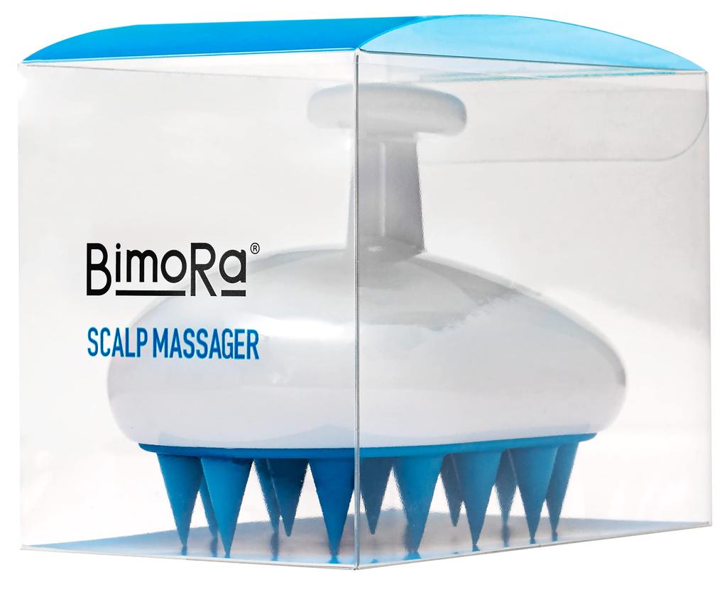 BimoRa Shampoo Brush for Men and Women, Silicone Scalp Brush, Hair Washing Brush for Men, Scalp Massage