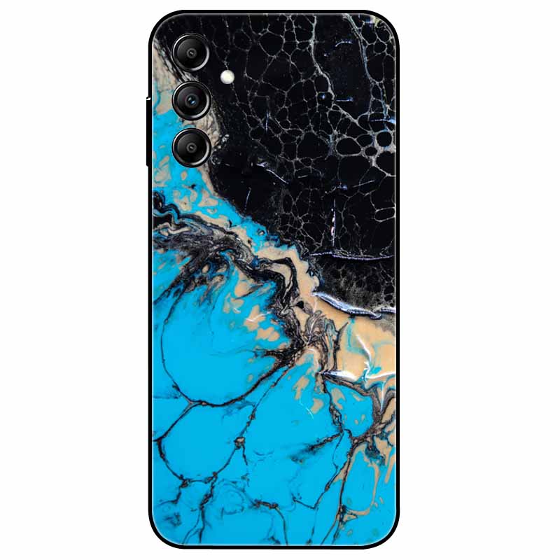 Hülle Für Samsung Galaxy A54 5G A34 A24 S23 Hülle Blume Marmor TPU Weiche Silikonhülle für GalaxyA54 A 34 Bemalte Handyhüllen