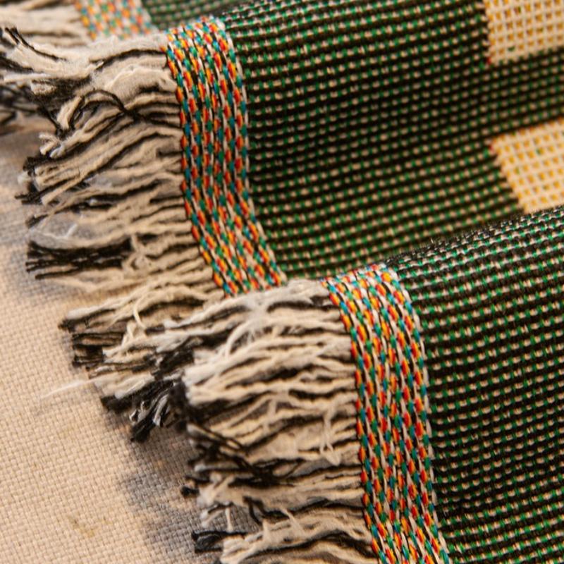 Nordic Style Sofa Blanket One Piece Fully Wrapped Dust-proof Cloth Four Season Universal Anti Slip Multifunctional Blanket Home Textiles Decoration