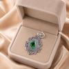 Chrome Diopside Gemstone 925 Sterling Silver Handmade Elegant Pendant 1.55" For Women PP-25-10
