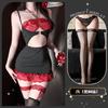 Sex lingerie midnight tide evening lace perspective naked back dress sexy flirting hip skirt