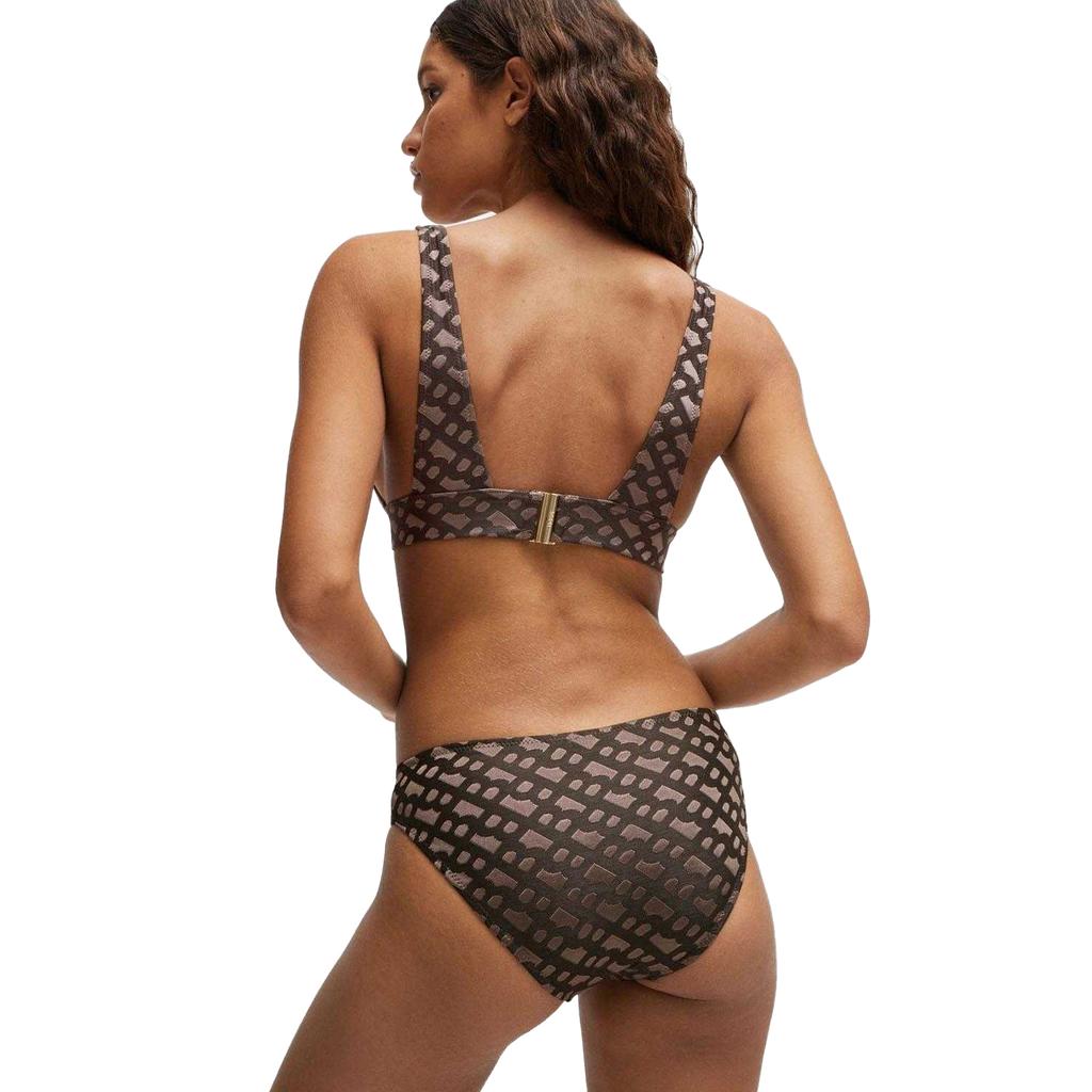 Boss Womens/Ladies Monogram Jacquard Bikini Bottoms