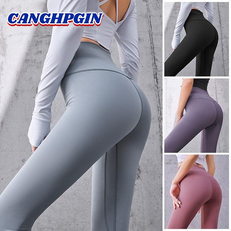 Yogabukser Sømløse kvinner Sportbukser Trening Sportsklær Leggings Treningsklær