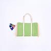 Ocean Mist Fringes Fiesta Beach Tote - Cotton Boho Bag