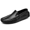 Men's Plus Size Casual Moccasins - Comfortable, Soft Sole, Non-Slip, Breathable Slip-On Driving Leather Shoes.