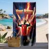 Lamine Yamal Personalisiertes Bedrucktes Strandtuch Fußball Logo Unterstützung Benutzerdefinierter Name Text Saugfähiges Handtuch Für Sport Reisen Besonderes Geschenk