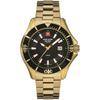 By Grovana Nautilus Black Dial Quartz 7040.1117 100M herreklokke