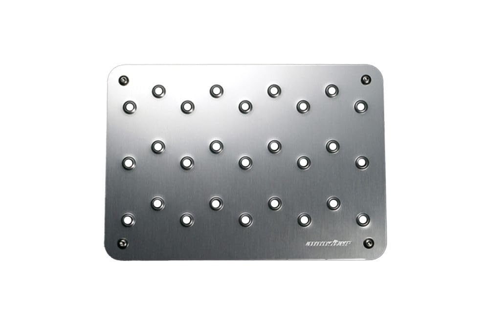 

MONSTER SPORT Aluminum Heel Clear Universal Plate, Anodized, Fit, 848100-0000M