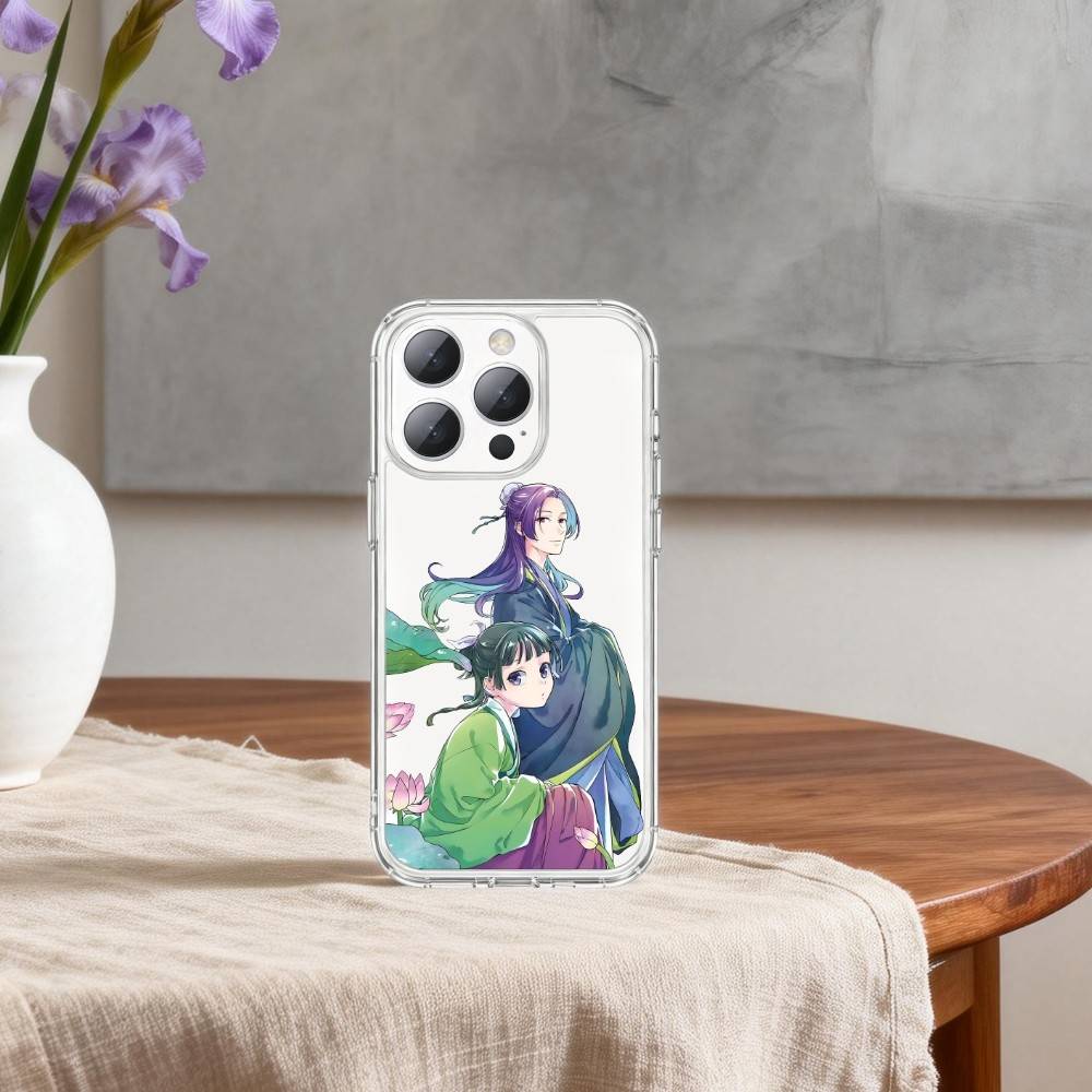 Anime The A-Apothecary D-Diaries  Phone Case For iPhone17,16,15,14,13Pro Max,us,Soft Silicone Transparent Cover iPhone12PRO