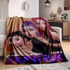 1 Stück K-Pop Dämonenjäger Flanelldecke, Weich Hautfreundlich mit Digitaldruck, Verschiedene Größen erhältlich für Familie, Freunde, Geburtstag