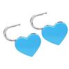 2pcs 2 Sets Heart Shaped Padlock 30x39mm Size Love Lock Padlock  For Romantic Occasions