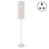 Stoff Metall Stehleuchte 2700K LED Moderne Stehlampe für Schlafzimmer Büro Wohnzimmer AU Stecker 220V