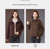 Women's Lightweight Quilted Cotton Jacket - 2024 Autumn/Winter Fashion for Middle-Aged & Elderly
