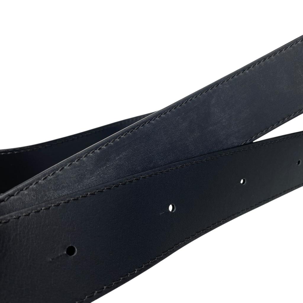 Used LOEWEbody Bag Dark Gray Leather Mens