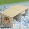 New S/M/L Hamster Hideout Solid Wood Cage Accessories Hamster Nest Small Pet Bedroom for Hamster Squirrel Small Pet