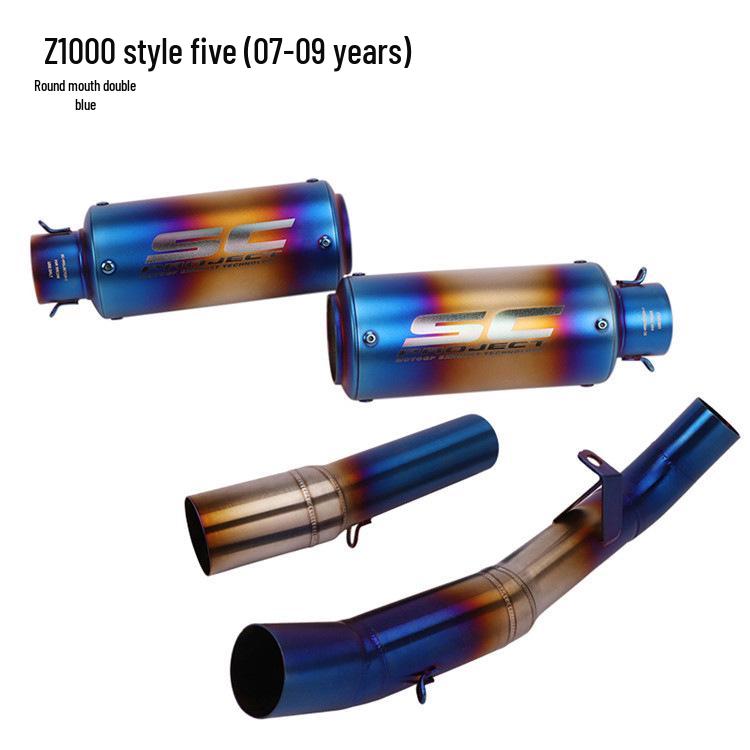 Compatible Exhaust Pipe for Kawasaki Ninja Z1000/Z1000SX (Years 2007-2020)