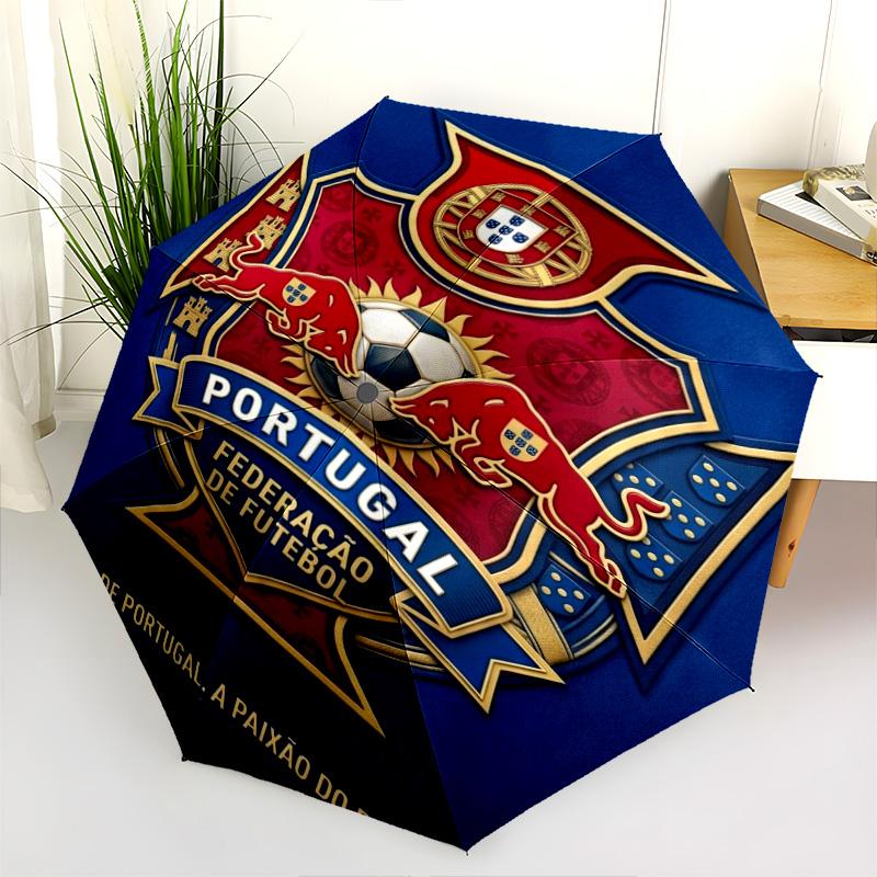 Portugal Football Glory Folding umbrella Suitable for all seasons Suitable for all seasons Three folds Umbrella outdoor