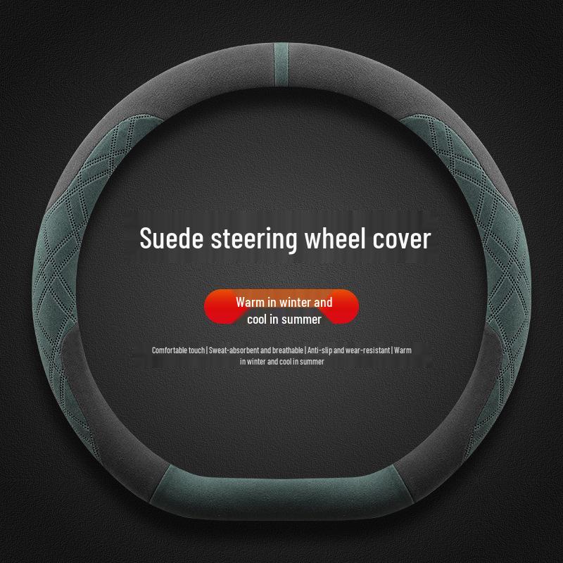 Nio 2024 LeDao L60 Winter Steering Wheel Cover - Ultra-thin, Non-slip, Sweat-absorbing Flocking Protection