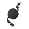 100W Rotating Telescopic 4-in-1 PD Fast Charging Cable with Custom Logo