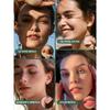 ORAZIO 18Pcs Nose Rings for Women Men 14K Gold-plated Surgical Steel Nose Hoops L Shaped Studs Opal CZ  Nostril Piercing Jewelry