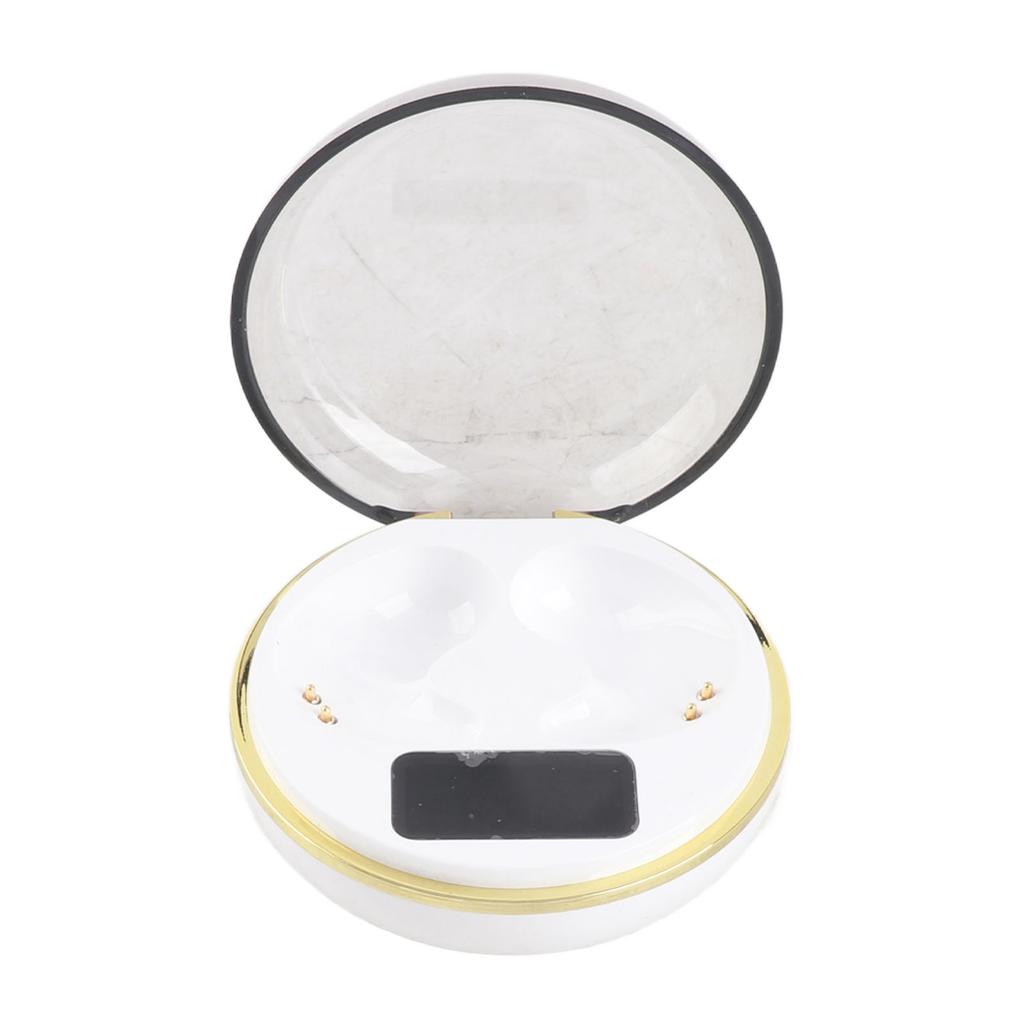   Earbuds with Digital Display Charging Case Stereo Wireless Earphones for Sleep Work Music Built in Battery