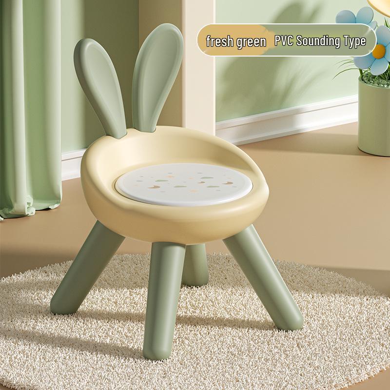Children's Plastic Backrest Chair and Stool - Multifunctional Seat for Kindergarten and Home