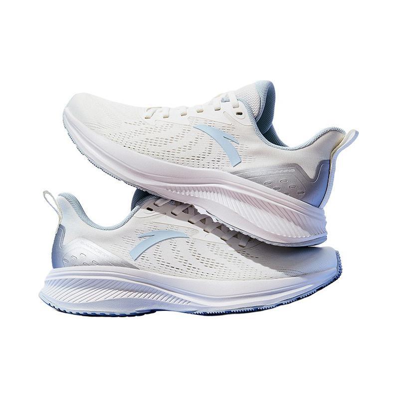 Anta Running Collection Breathable And Lightweight Low Top Running Shoes Women's White Blue 122425534-1