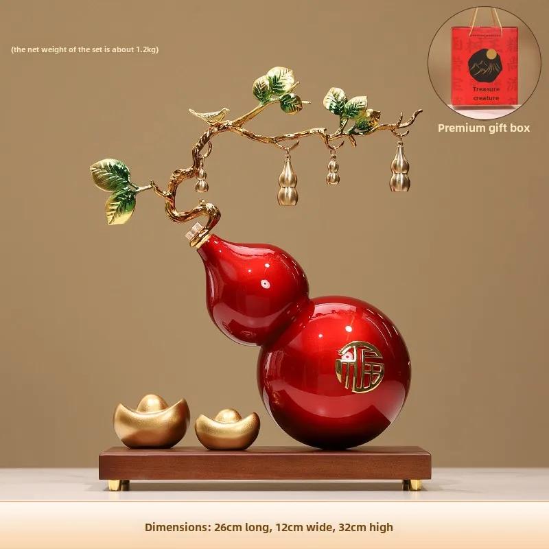 

Эмалевой цвет Хонгюнь тыква украшение новый китайский гостиная тумба под телевизор элитные подарки